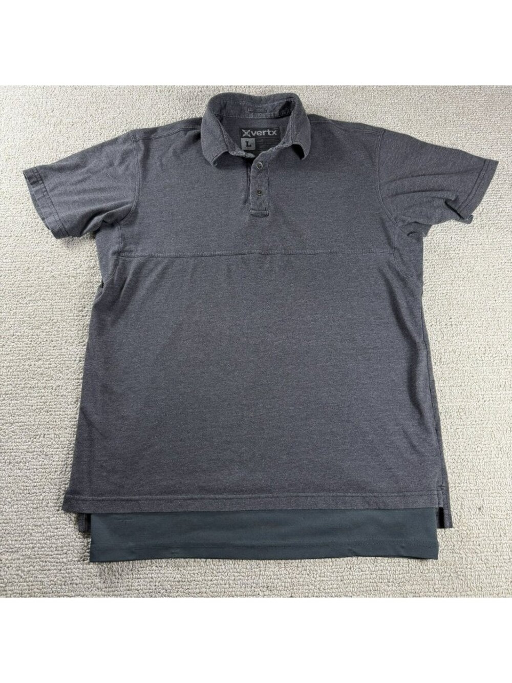 Vertx Assessor 2.0 Short Sleeve Polo Shirt Gray Men’s Size Large